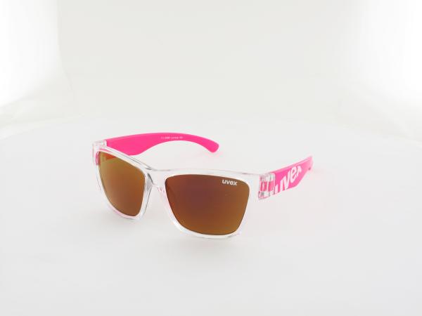 UVEX | Sportstyle KIDS 508 S533895 9316 47 | clear pink / mirror red