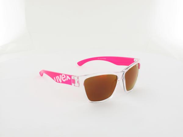 UVEX | Sportstyle KIDS 508 S533895 9316 47 | clear pink / mirror red