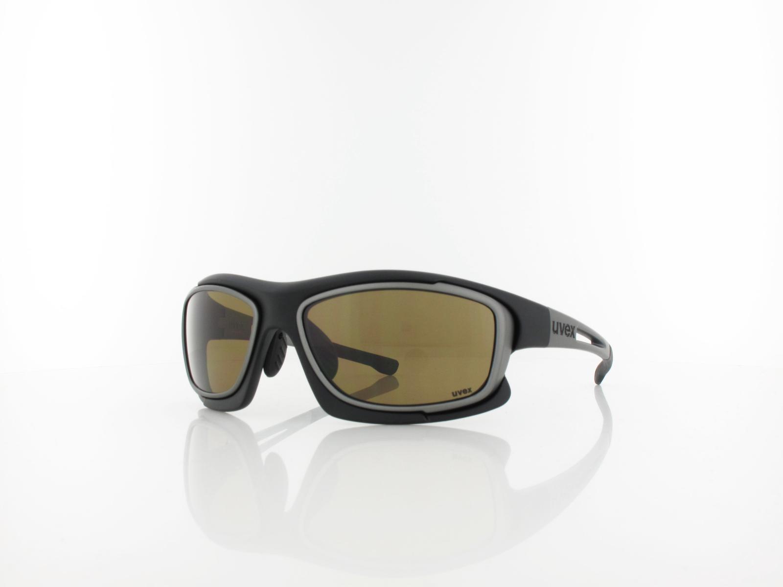UVEX | RXd 4000 9002 1214 59 | black matt gun matt / brown