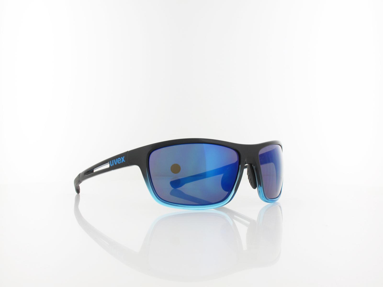 UVEX | RXd 4004 1135 58 | black transparent / brown blue mirror