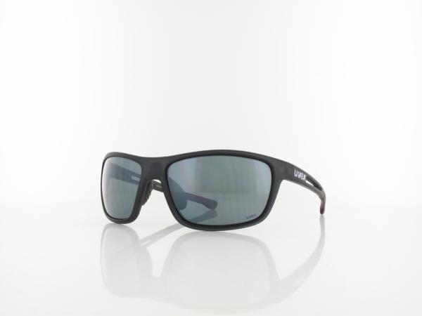 UVEX | RXd 4004 CV 1526 58 | black matte / cv smoke silver mirror