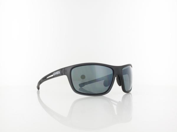 UVEX | RXd 4004 CV 1526 58 | black matte / cv smoke silver mirror