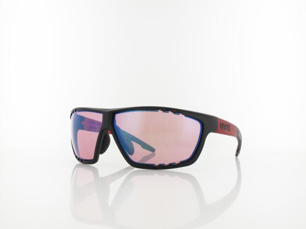 UVEX | RXd 4006 CV 1241 9047 73 | black red / colorvision outdoor blue mirror