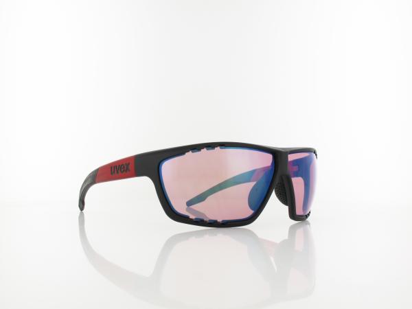UVEX | RXd 4006 CV 1241 9047 73 | black red / colorvision outdoor blue mirror