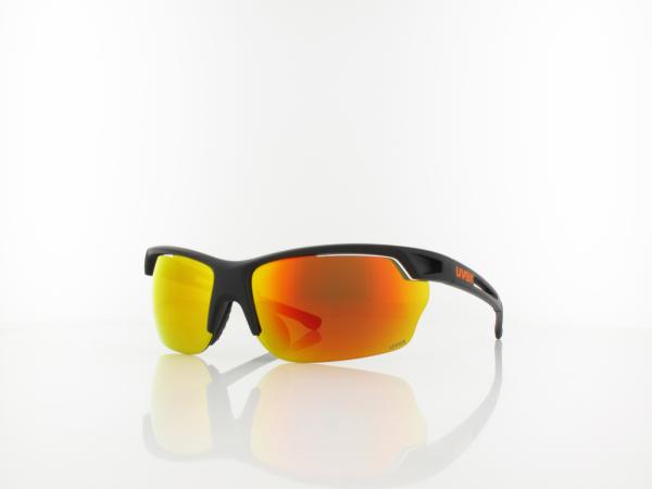 UVEX | RXi 4102 9049 1248 68 | black matt / green orange mirror