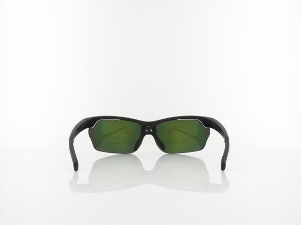 UVEX | RXi 4102 9049 1248 68 | black matt / green orange mirror
