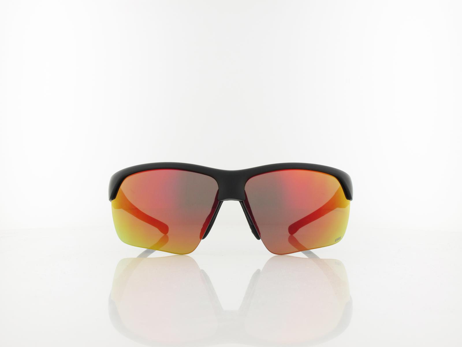 UVEX | RXi 4104 1200 9031 70 | matte black / red mirror - litemirror orange