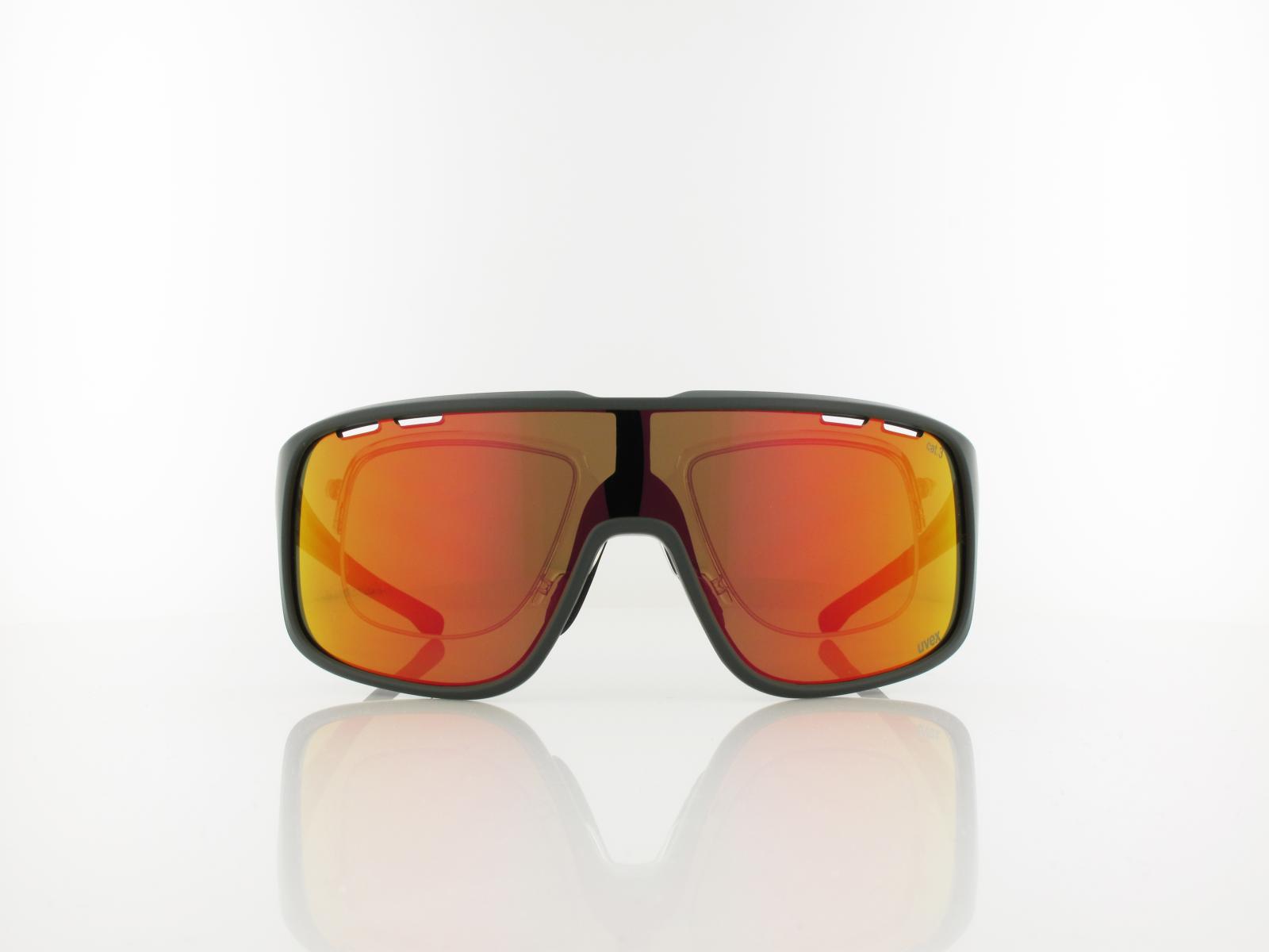 UVEX | RXs 4300 CV 7200 9054 135 | khaki matt / cv nature - red mirror
