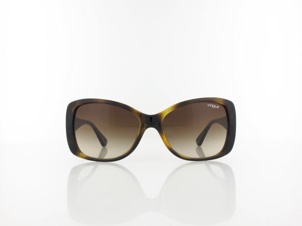 Vogue eyewear | VO2843S W65613 56 | dark havana / brown gradient