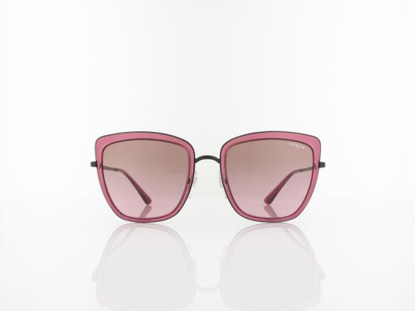 Vogue eyewear | VO4223S 352/14 54 | black transparent cherry / pink gradient brown