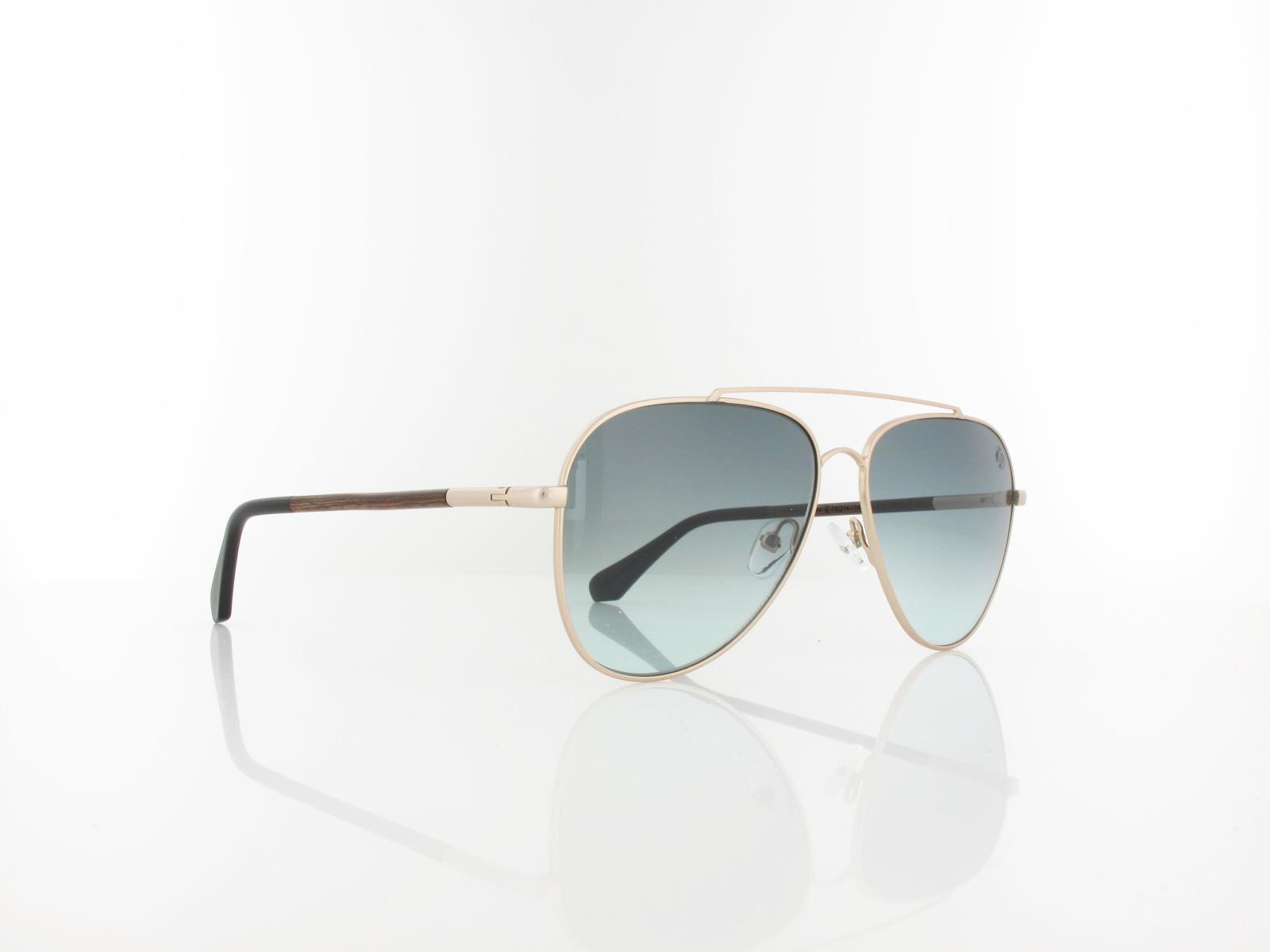 Wood Fellas | Nesselburg 10784 5898 58 | goldmetal walnut / green gold gradient