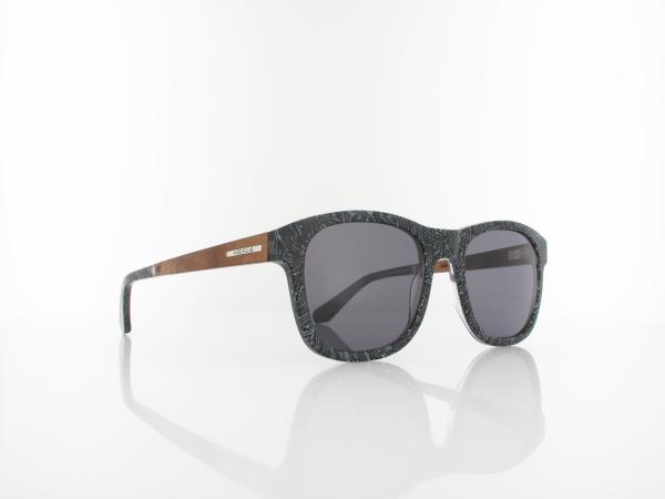 Wood Fellas | Mirror Wood Acetate 11719 6955 55 | curled grey / grey