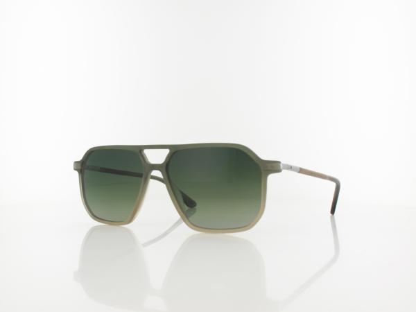 Wood Fellas | Jog Wood Acetate 11728 7084 57 | walnut green / green gradient polarized