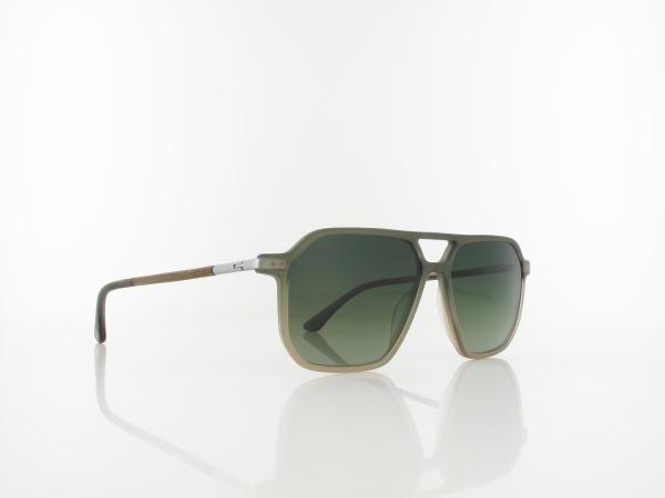 Wood Fellas | Jog Wood Acetate 11728 7084 57 | walnut green / green gradient polarized