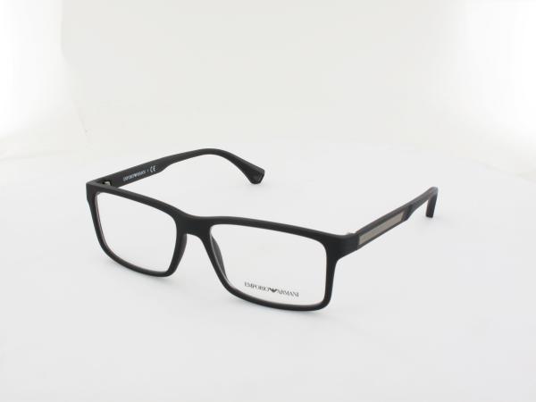 Emporio Armani | EA3038 5063 56 | black rubber