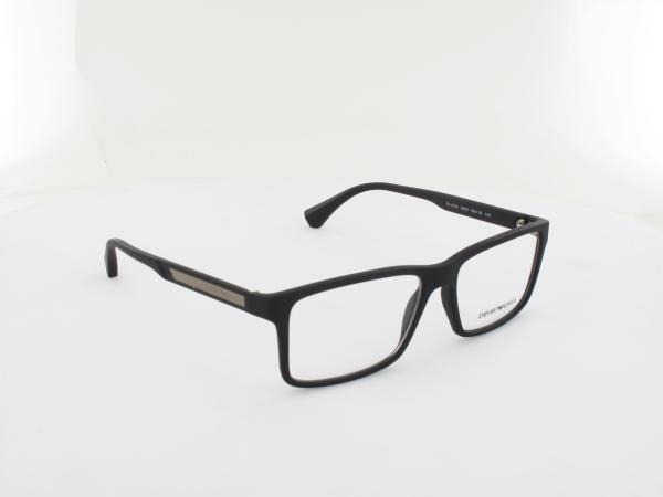 Emporio Armani | EA3038 5063 56 | black rubber
