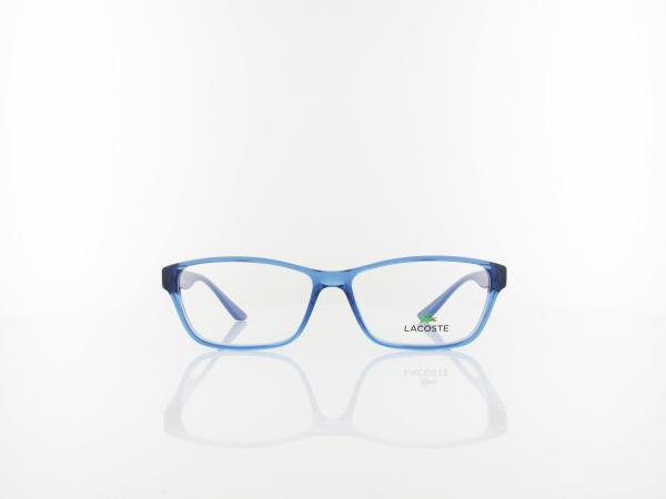 Lacoste | L3803B 440 51 | azure with glitter temples