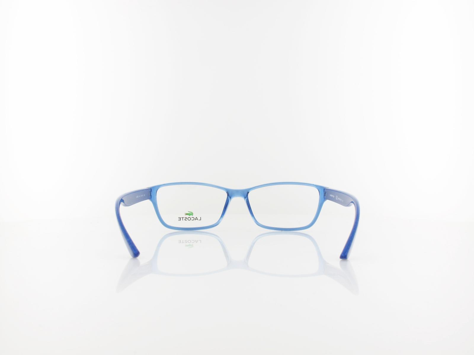 Lacoste | L3803B 440 51 | azure with glitter temples