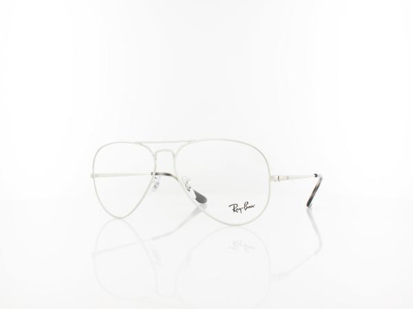 Ray Ban | Aviator RX6489 2501 58 | silver