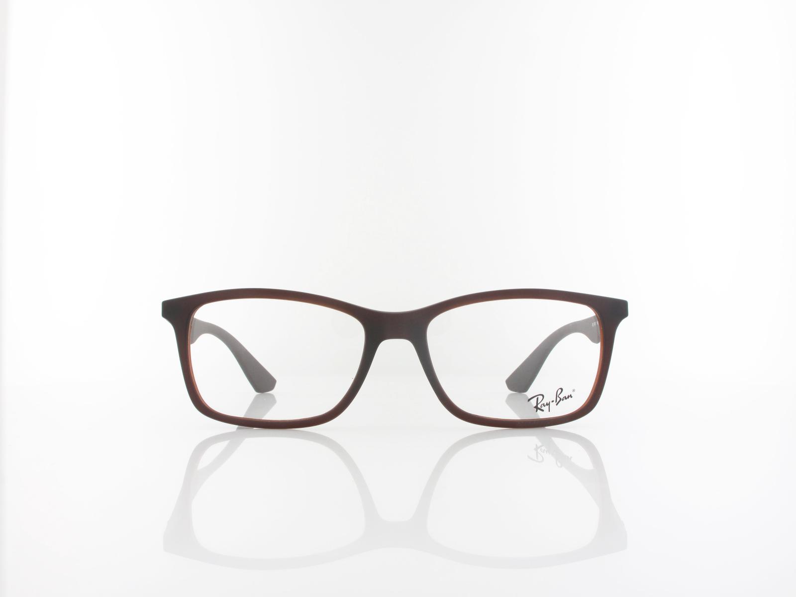 Ray Ban | RX7047 5451 56 | matte transparent brown