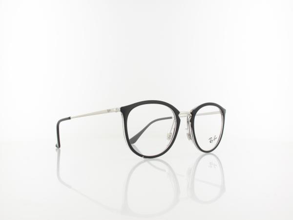 Ray Ban | RX7140 5852 49 | black on transparent