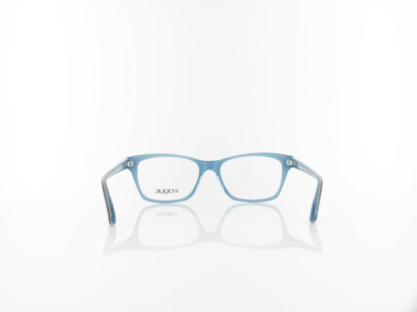 Vogue eyewear | VO2714 2014 52 | top striped brown azure
