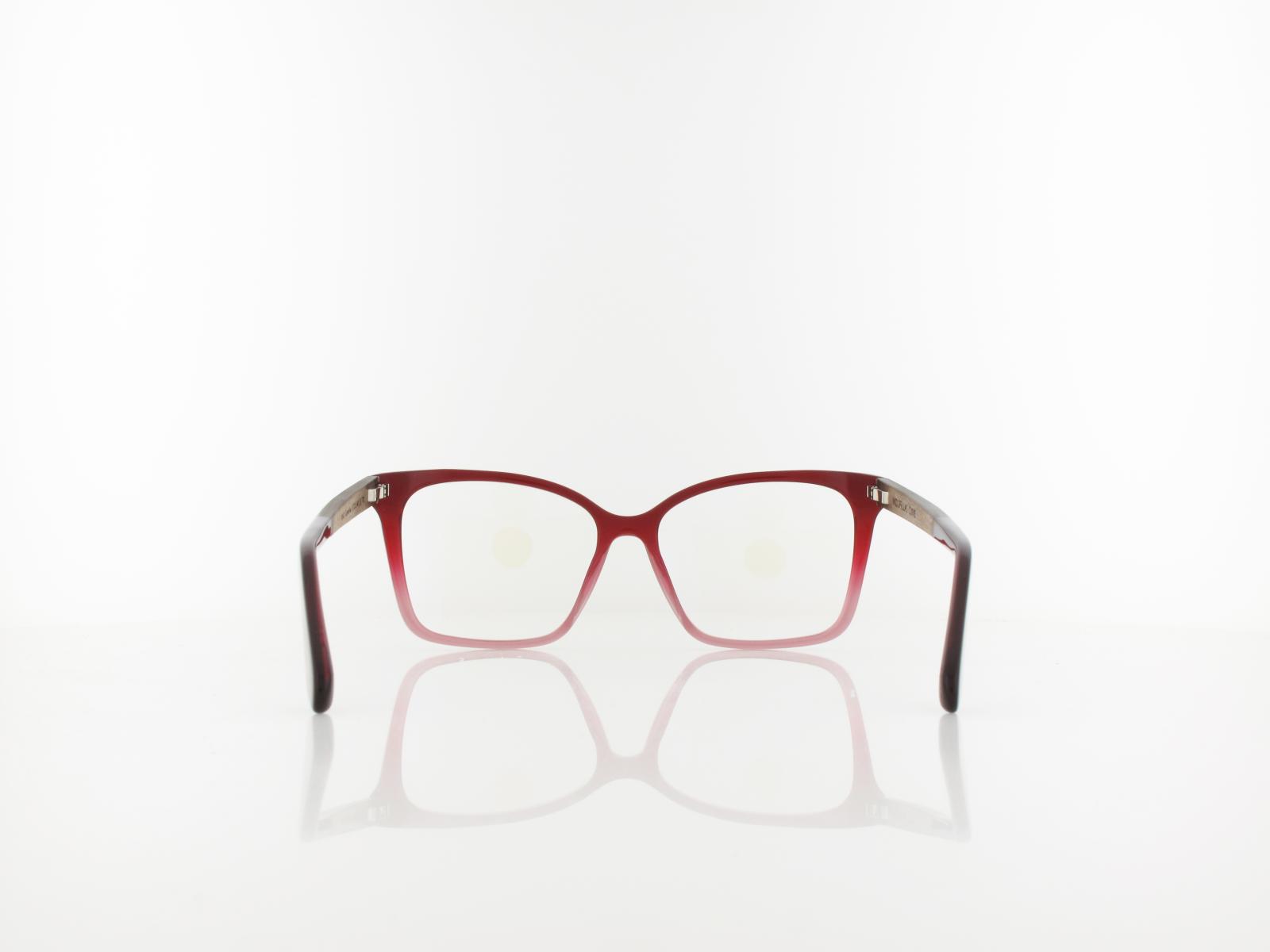 Wood Fellas | Curve Wood Acetate 11042 7043 53 | curled red
