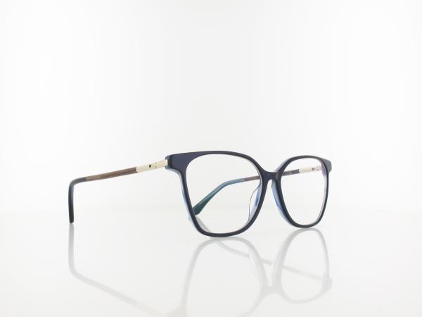 Wood Fellas | Flow Wood Acetate 11073 7361 55 | curled blue