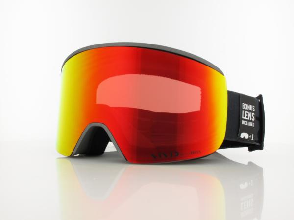Giro | AXIS 016 | grey wordmark / vivid ember - vivid infrared