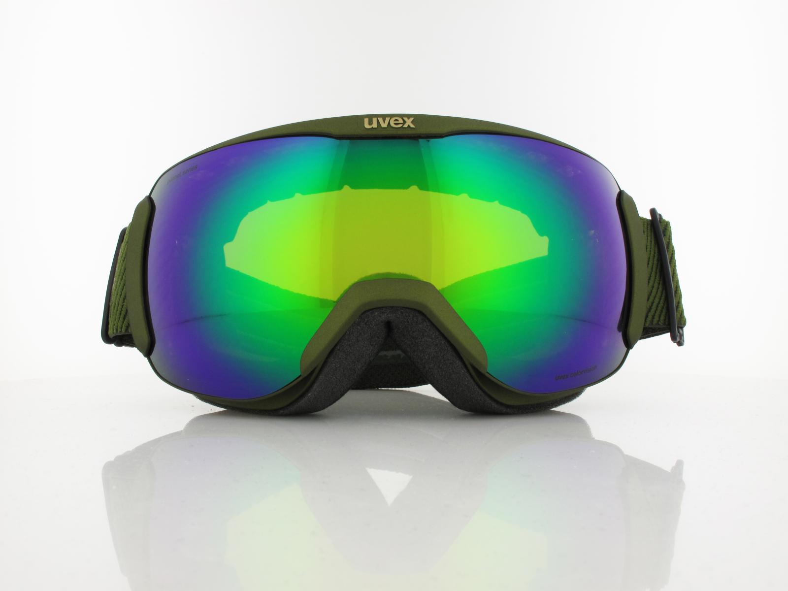 UVEX | dh 2100 CV planet S550398 8030 | croco mat / SL colorvision mirror green