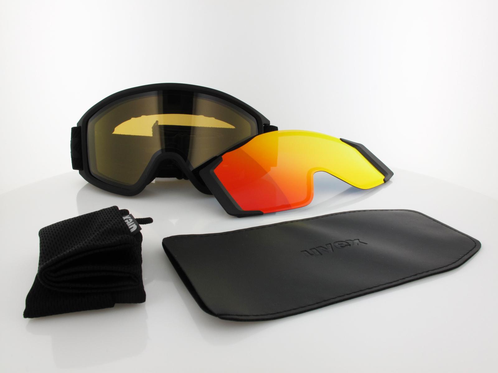 UVEX | g.gl 3000 TOP S551332 2130 | black mat / mirror red polavision - clear