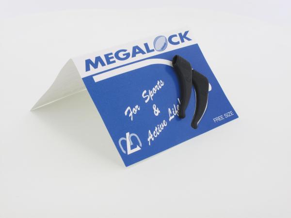 Megalock | Sportbügelenden | schwarz