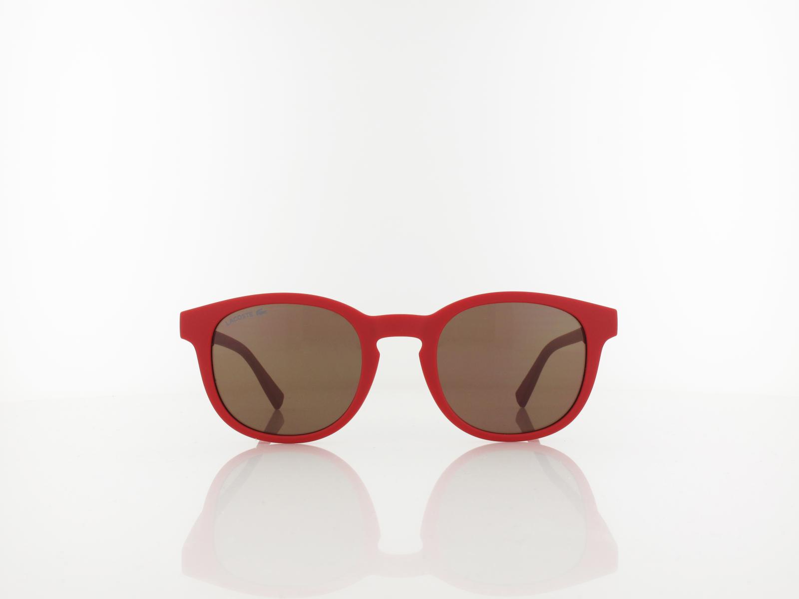 Lacoste | L3644S 615 48 | matte red / brown