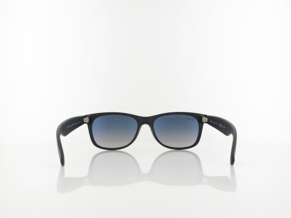 Ray Ban | New Wayfarer RB2132 601S78 55 | matte black / polar blue gradient grey