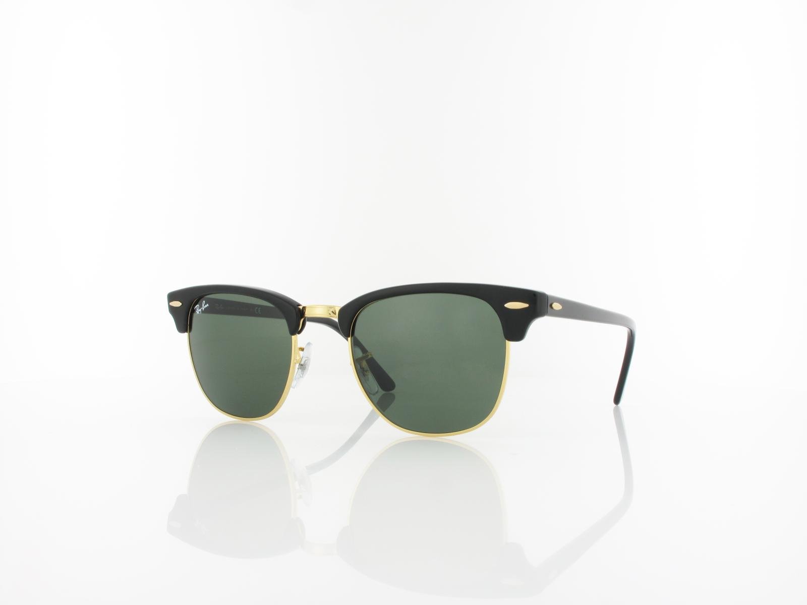 Ray Ban | Clubmaster RB3016 W0365 49 | ebony arista / crystal green