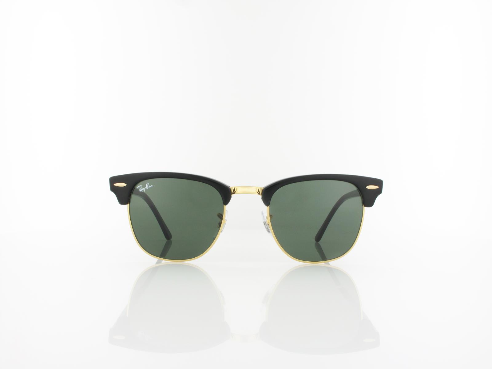 Ray Ban | Clubmaster RB3016 W0365 49 | ebony arista / crystal green