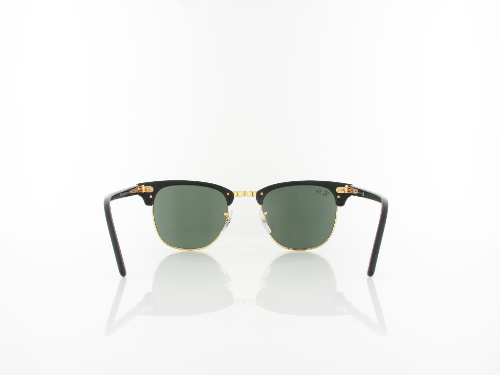 Ray Ban | Clubmaster RB3016 W0365 49 | ebony arista / crystal green