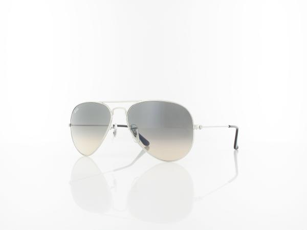 Ray Ban | Aviator Large Metal RB3025 003/32 55 | silver / crystal grey gradient