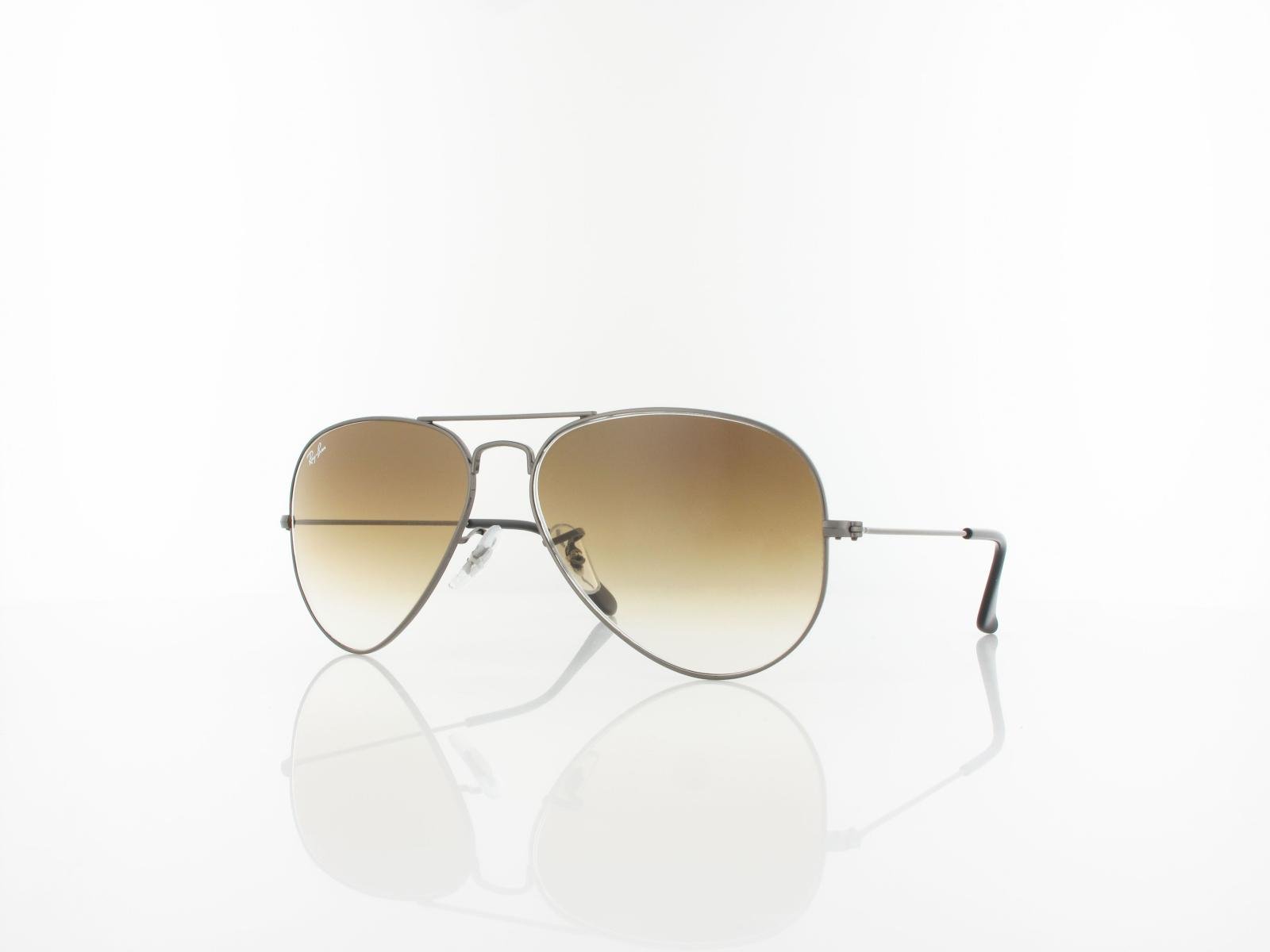 Ray Ban | Aviator Large Metal RB3025 004-51 58 | gunmetal / crystal brown gradient