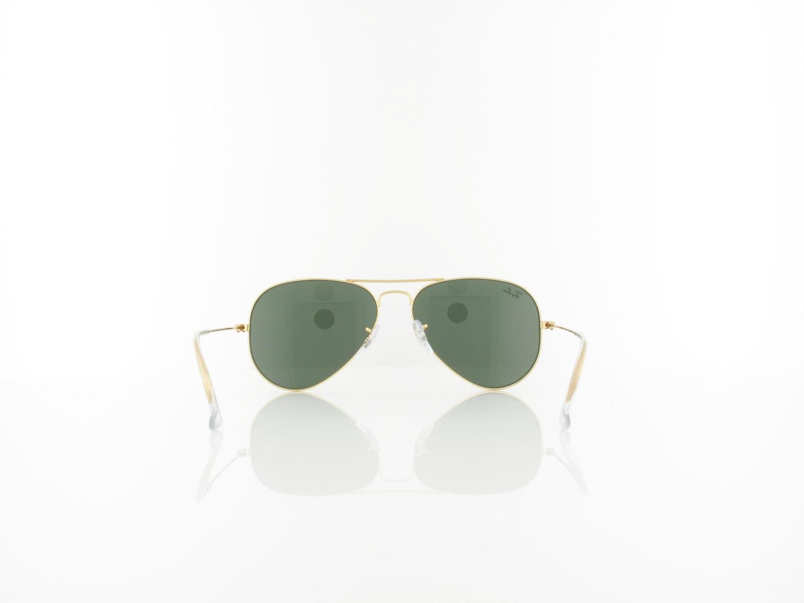 Ray Ban | Aviator Large Metal RB3025 W3234 55 | arista gold / crystal green