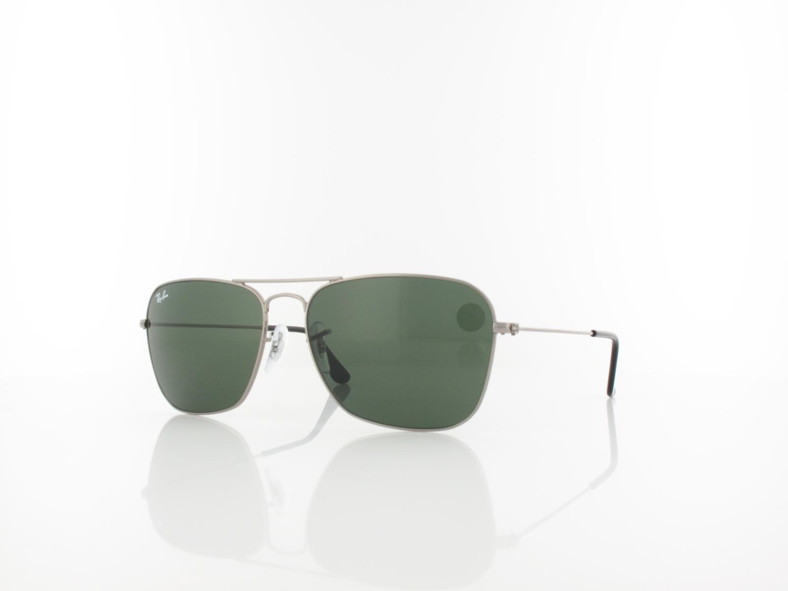 Ray Ban | Caravan RB3136 004 58 | gunmetal / crystal green