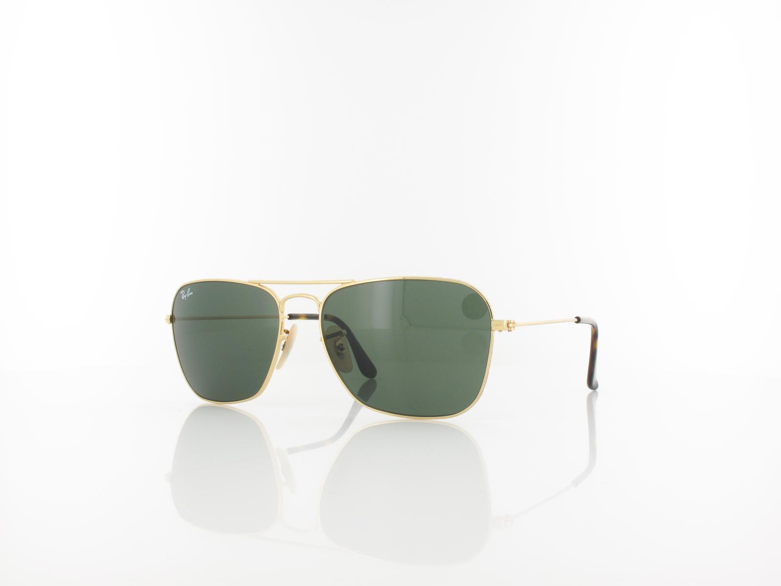 Ray Ban | Caravan RB3136 181 55 | gold / crystal green