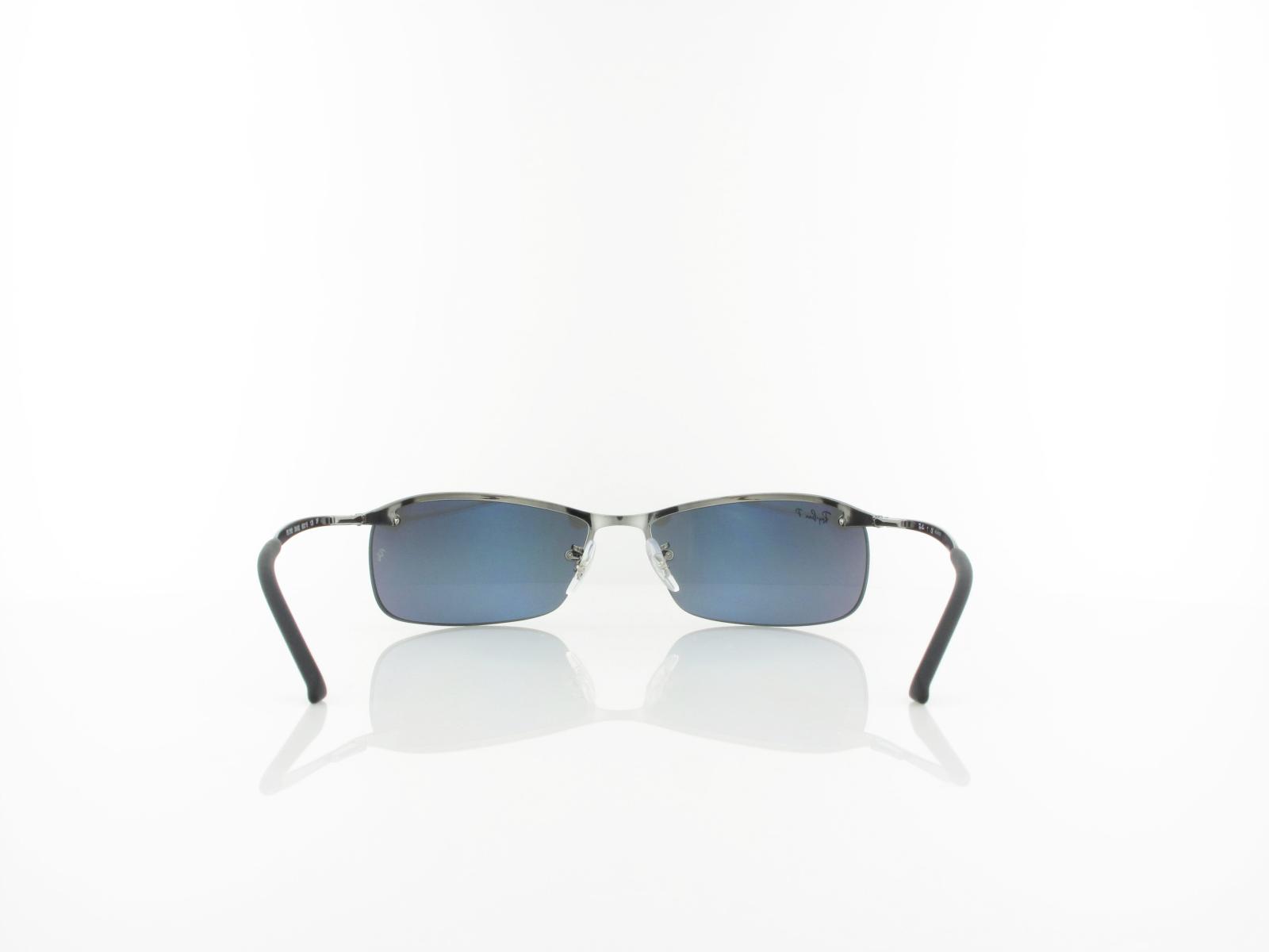 Ray Ban | Top Bar RB3183 004/82 63 | gunmetal / polar grey mirror silver gradient