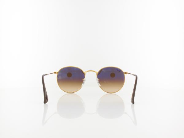 Ray Ban | Round Metal RB3447 9001A5 50 | shiny light bronze / pink gradient brown