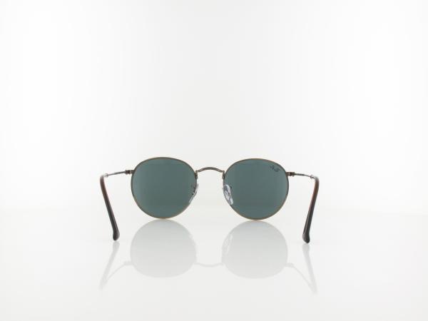 Ray Ban | Round Metal RB3447 9230R5 50 | antique copper / blue
