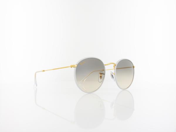 Ray Ban | Round full color RB3447JM 919632 50 | grey on legend gold / light grey gradient