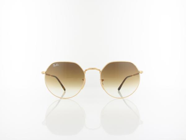 Ray Ban | Jack RB3565 001/51 53 | arista / clear gradient brown