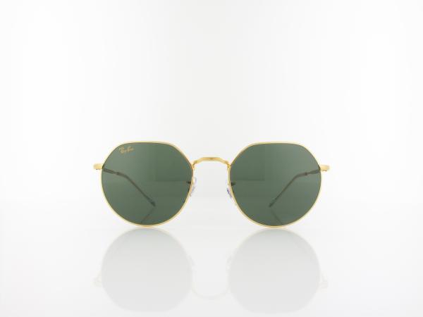 Ray Ban | Jack RB3565 919631 53 | legend gold / green