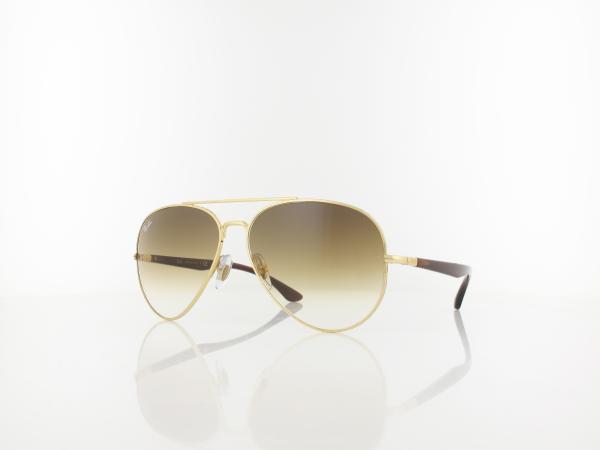Ray Ban | RB3675 001/51 58 | arista brown / light brown gradient