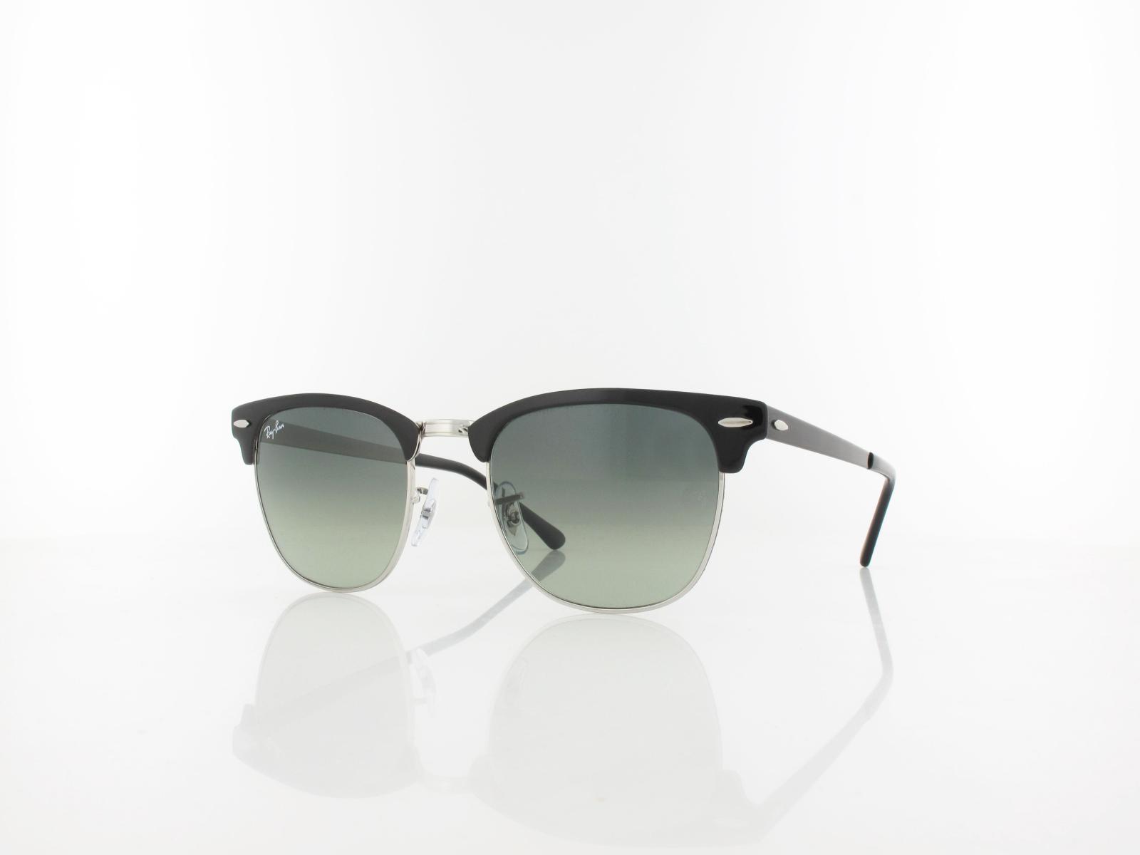 Ray Ban | Clubmaster Metal RB3716 900471 51 | silver top black / light grey gradient dark grey